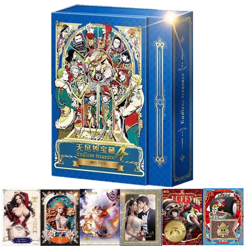 Nuova Serie Di Un Pezzo Vai Al New World Card Booster Box Hot Blood Anime Character Rare Op Grand Voyage Times Cards Regalo Giocattolo Per Bambini