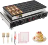 Dutch Pancake Baker, 50PCS Electric Nonstick Pancake Maker 1800W, 1.6" Commercial Muffin Maker Machine for Home Kitchen Restaura 1