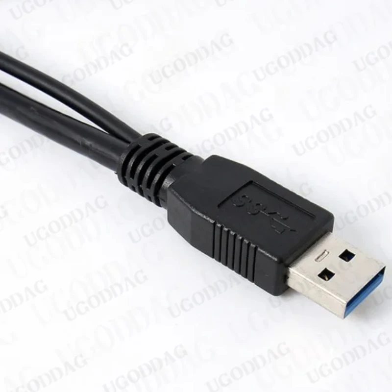 USB 3.0 Male To Micro USB 3 Y Cable with Extra Power USB3.0 Male To Micro USB3.0 B Adapter Cable For HDD Hard Drive USB Adapter