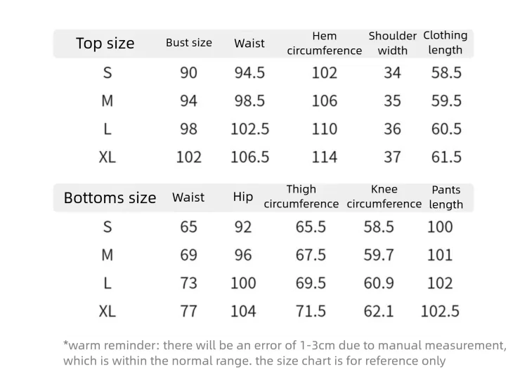 Size guide