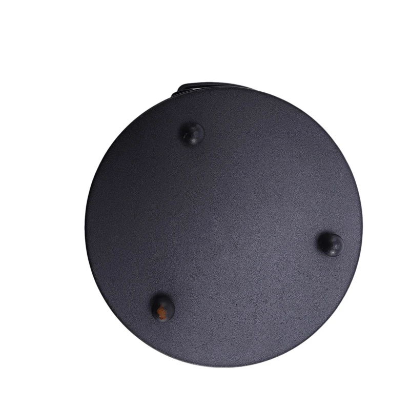 2X Nordic Retro Metal Hollow Floral Mosquito Coil Holder Garden Burner Mosquito Repellent Box(Black)