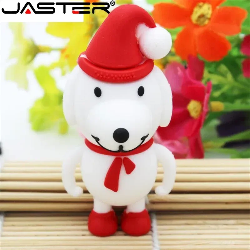 JASTER Christmas tree USB Flash Drive Pen Drive cartoon gift 8GB 16GB 32GB 64GB 128GB Pendrive memory stick stockings gift