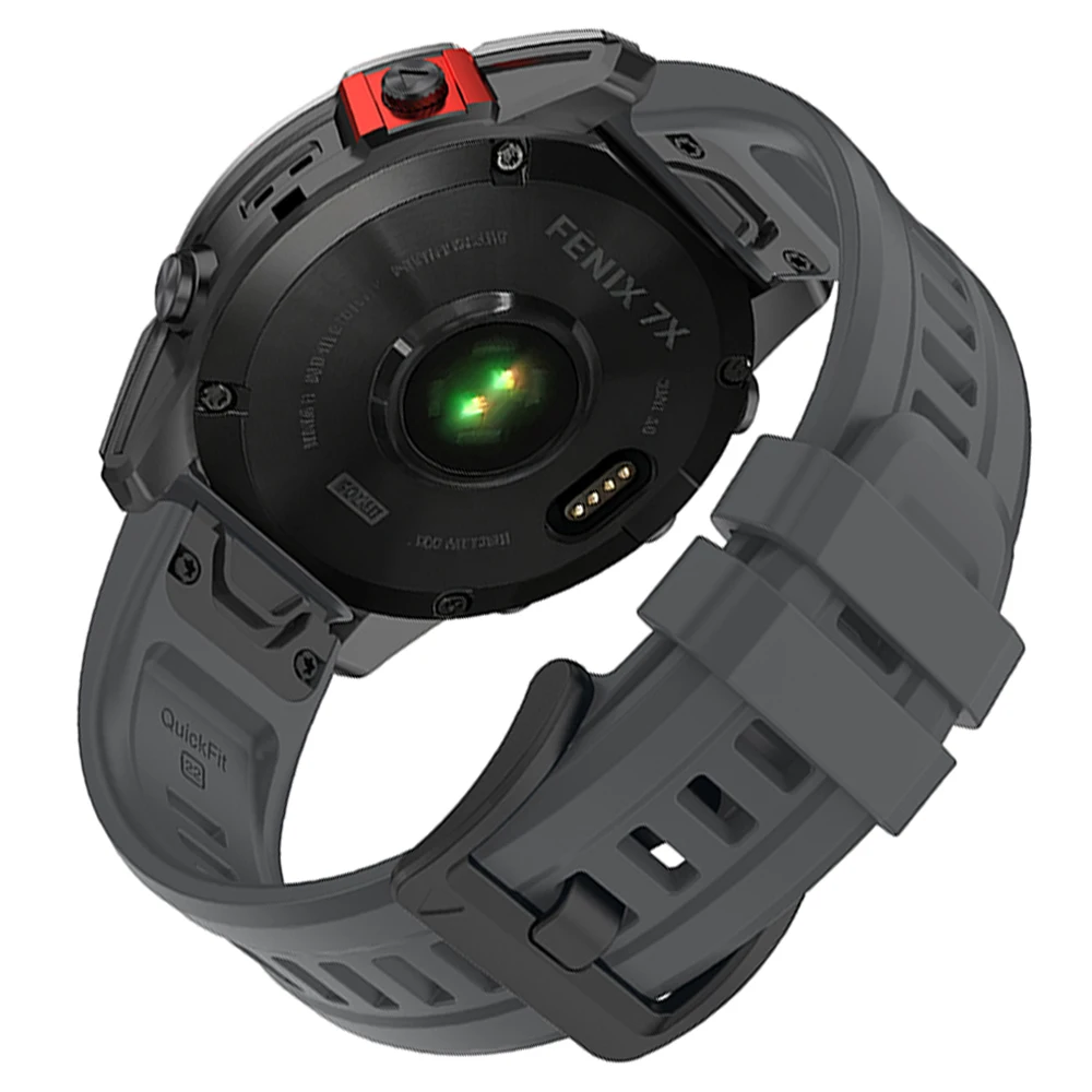 Premium Silicone QuickFit Strap for Garmin Watches - 22mm and 26mm Options Available