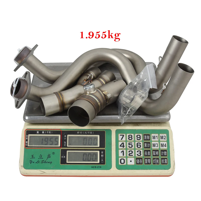 For Kawasaki ER6N ER6F Versys 650 Z650 Ninja650 Full System Motorcycle Exhaust Escape Front Mid Link Pipe Muffler Moto DB Killer - Image 6