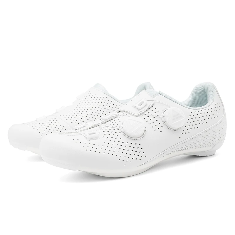 Chaussures Vélo Route Homme – SPD Pédale Plate – Respirantes – Automatiques – Taille 48 EU