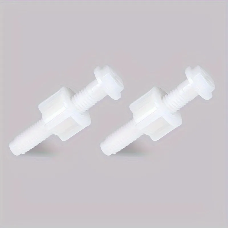 2pcs Durable Bolt Screws for Top Mount Toilet Seat Installation - Easy To Install, Corrosion-Resistant, and Long-Lasting