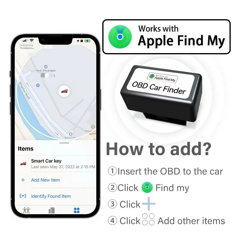 GPS Tracker For Auto Car OBD GPS Locator Find My Apple official App Mini OBD GPS Voice Monitor Tracker GPS Tracker Car Tracker