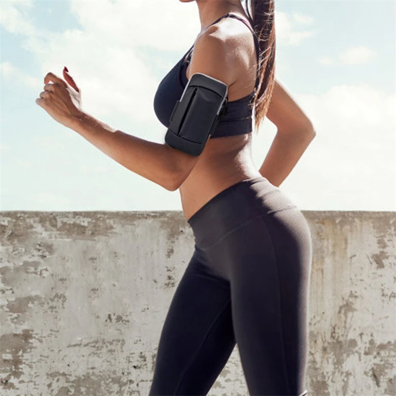 Running Arm Bag Gym Bag Bum Bag Phone 7 inch Armband Running Accessories Hip Wrist Bag Sports Shoulder Bag 2