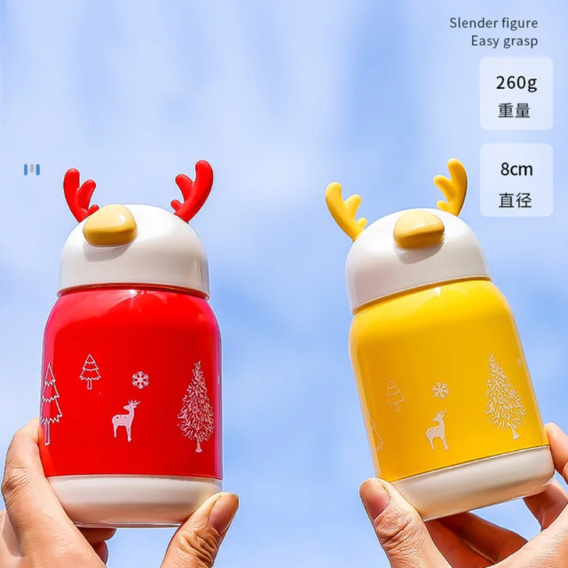 

Creative Linglu Cup Double Layer Glass Cup Advertising Cup Opening Event Gift Cup Cute Water Glass Printing Logo 2pcs