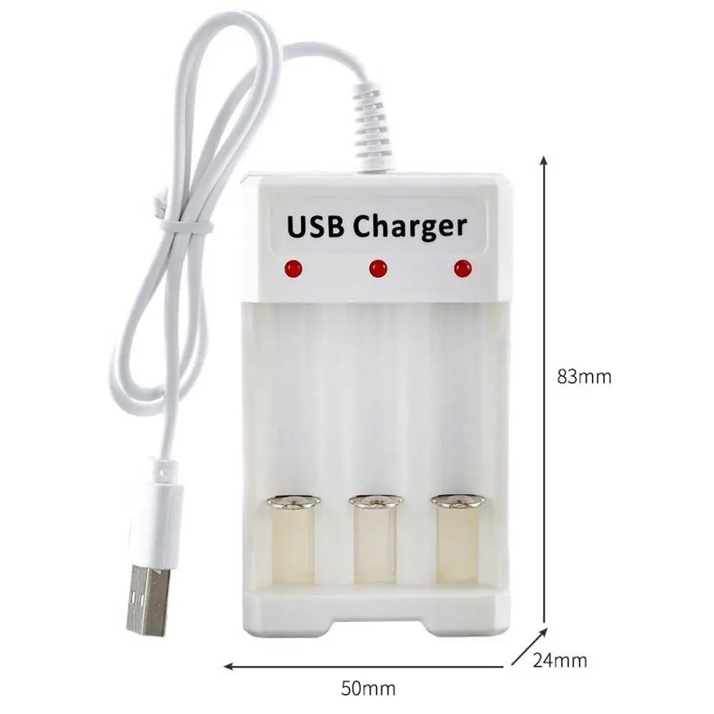 Charger AA Battery Charging Charge Dock Batteries USB Charger Battery Charging Station Lithium Battery Charger Battery Charger - 5
