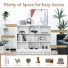 8-Cube Bookcase, Wood 3 Tier Open Storage Bookshelf,for Living Room, Study, Reading Nook, 48 X 12.5 X 36 4