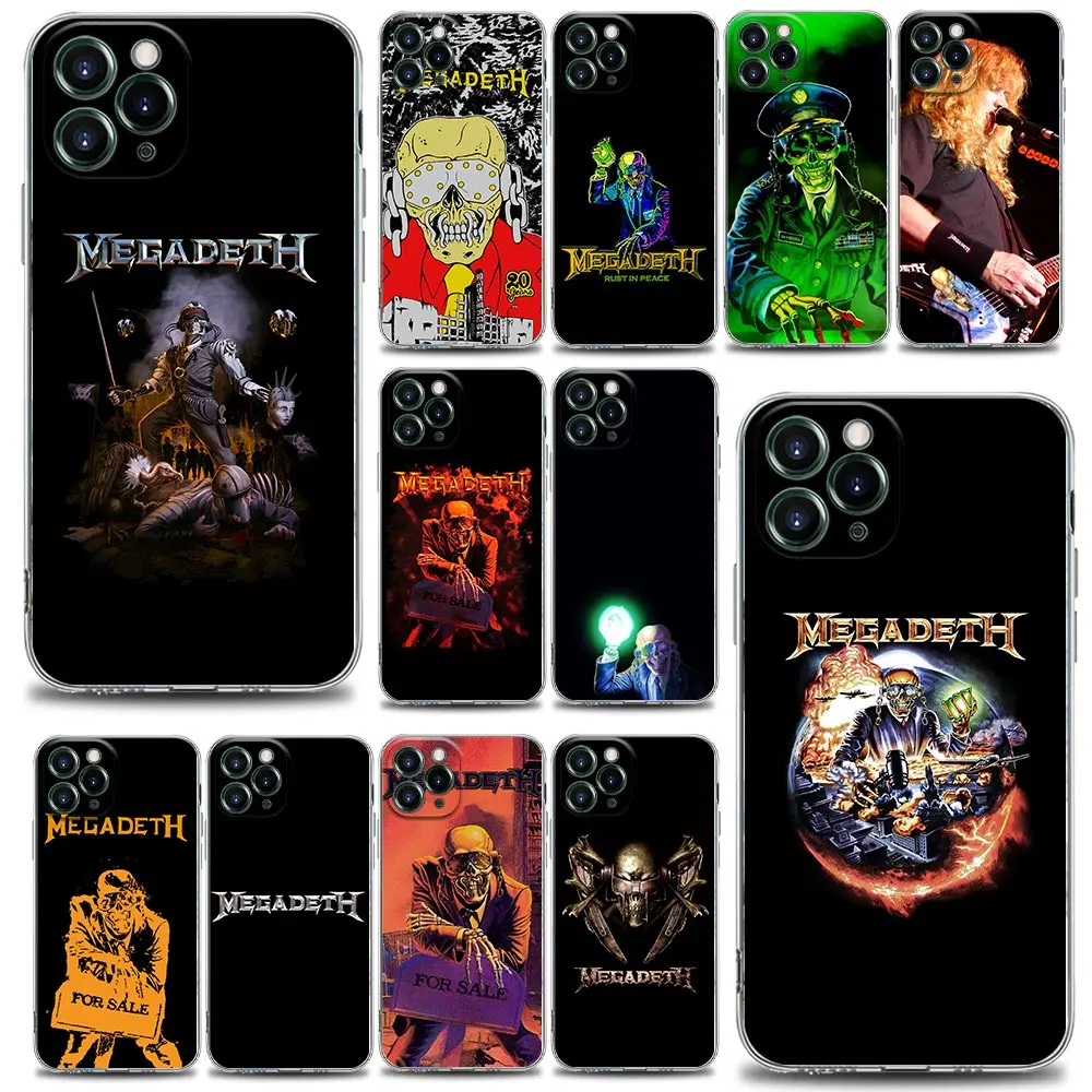 MMegadethLogoSkullMetalBandShellCaseforiPhone1112131415