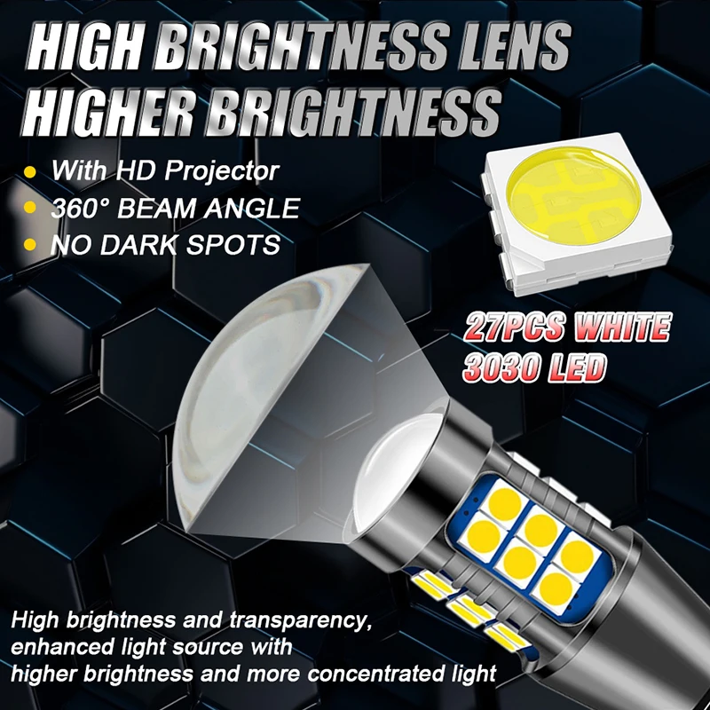 W16W T15 921 LED  ĵ ڵ ,  Ʈ,  3030SMD,  ȣ      , 2 