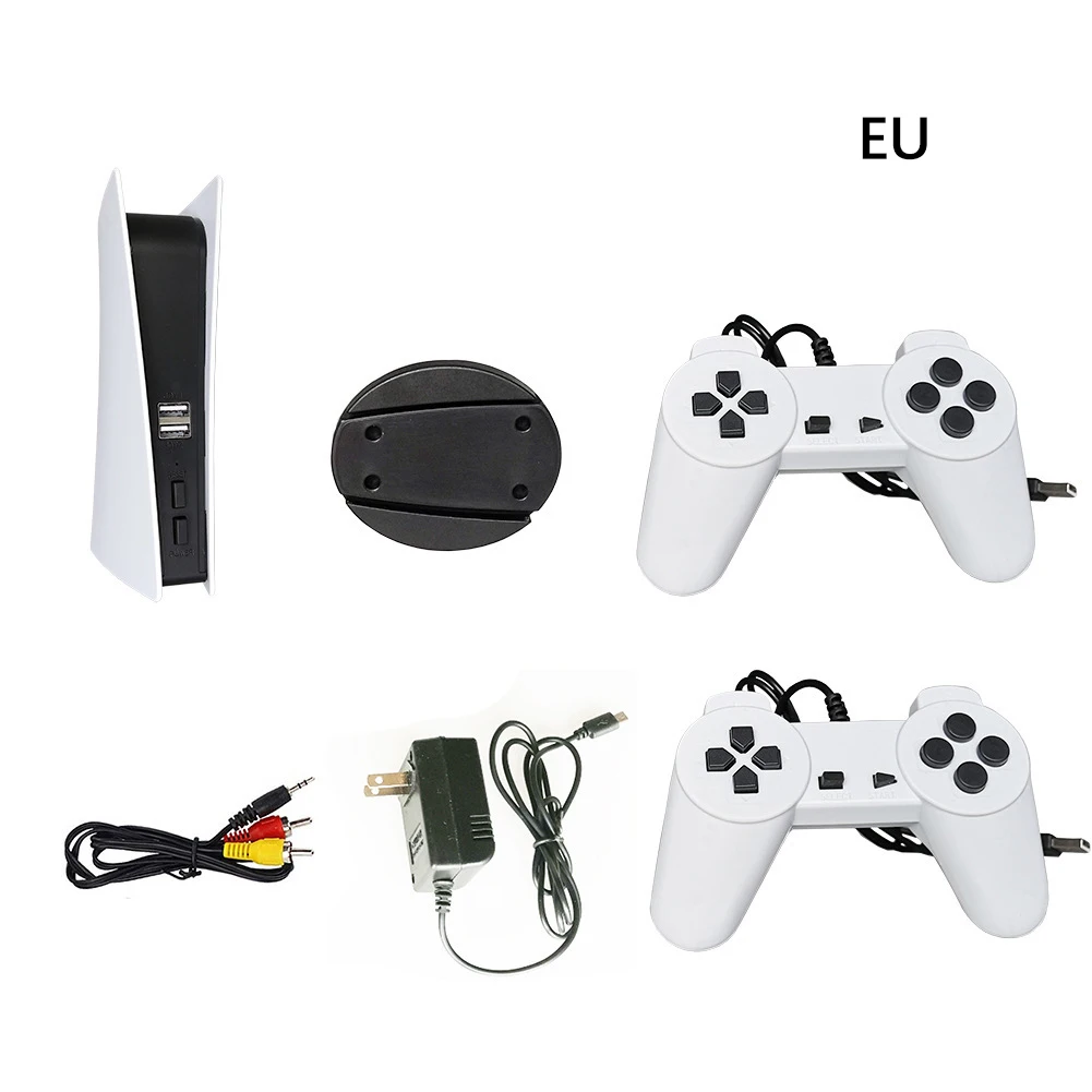 USB 유선 컨트롤러 미니 200 클래식 게임 지지대, TV 출력 지지대, 2 인용 게임, 성인 어린이 게임 콘솔 선물