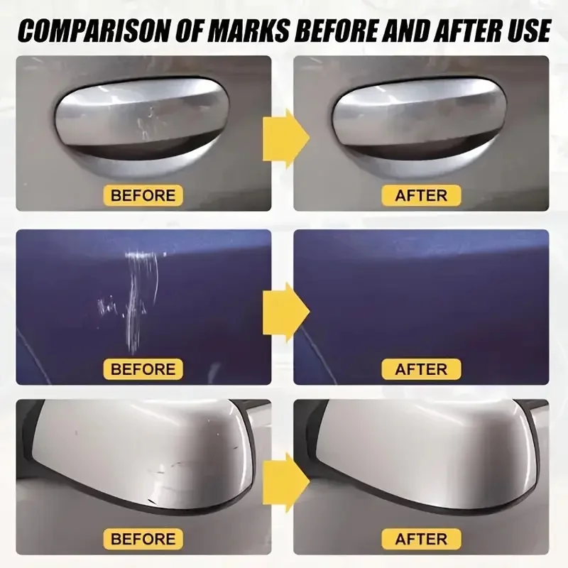 Scratch Repair Wax-Quickly Refinishes Fine Scratches on the Paint Surface, Making the Car Shiny and Bright Again