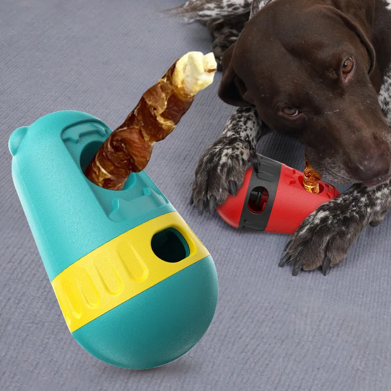 Image showcasing Dog Feeder Puzzle Toys Interactive Play Rolling Balls Toy Anti-choking ...
