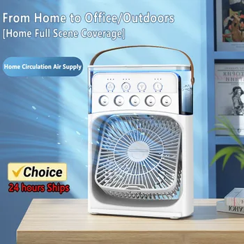3-in-1 Portable Air Cooler Fan – LED Light, Humidifier & Air Conditioner 1