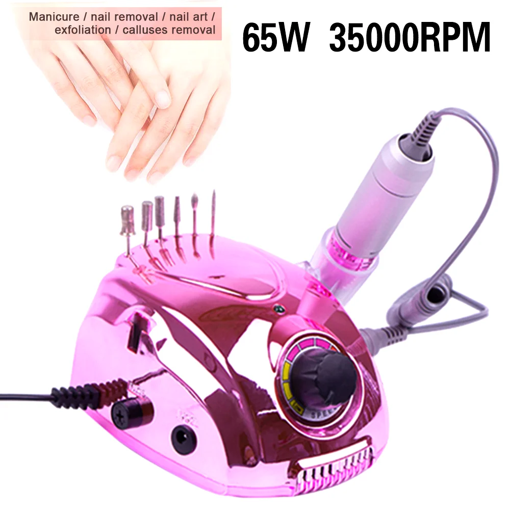 Professional Nail Drill Machine Electric Polishing Lcd Digital Display