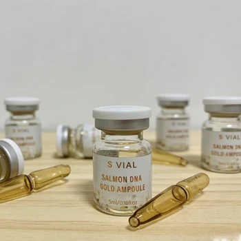 High PDRN Salmon DNA Gold Ampoule 5ml Skin Booster Serum Brightening Whitening Repair Moisturizing Skin Care Kit