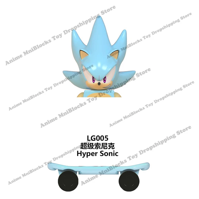 WM6086 WM6087 WM6088 LG1001 anime bricks Sonic Amy Rose Ray Storm Shadow building blocks mini action toy figures Children gifts Deep Blue