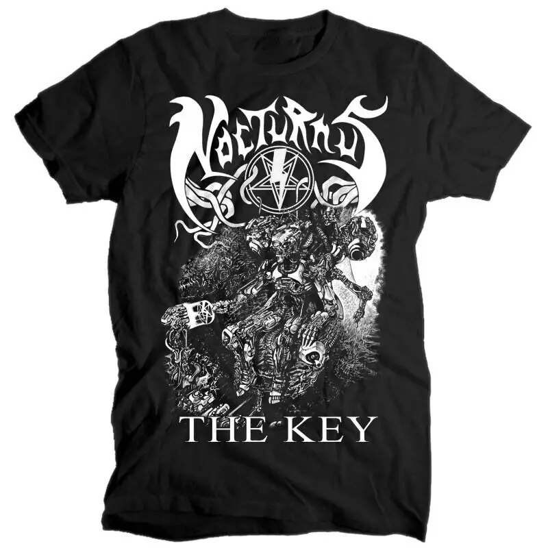 Nocnocnus The Key 1990 Album T Shirt Nero Tutte Le Taglie S-5Xl Death Metal Maniche Lunghe