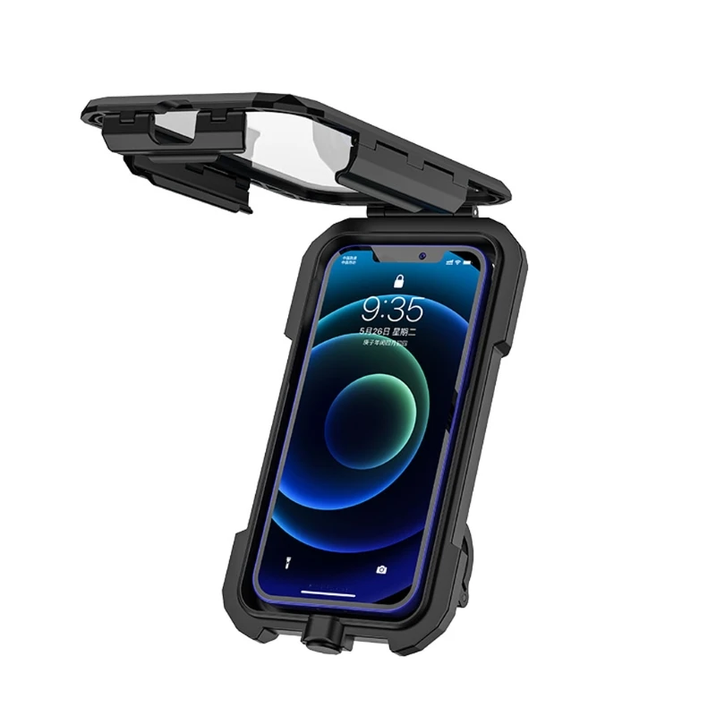 Waterproof Case Bike Motorcycle Handlebar Rear View Mirror 3 to 6.8&quot Cellphone Mount Bag Motorbike Scooter Phone Stand K1KF | Мобильные
