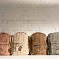 KS Brand Mommy Bag Travel Children Kid Cherry Backpack Primary Schoolbag Baby Waterproof Print Kindergarten Bags Boys Girls Gift 4