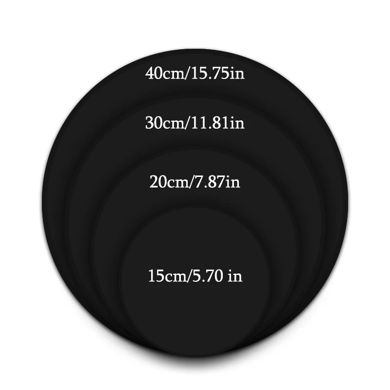 Stretched Canvas Painting Supplies Art Professional Cotton Black Canvas For Gouache,Oil Painting,Acrylic Pouring,Round And Love Diameter 15cm 20cm 30cm 40cm 1 Pcs