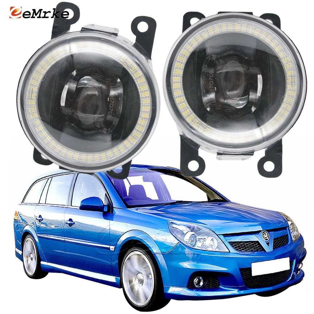 Conjunto de luces antiniebla para coche Vectra C Caravan/GTS OPC Vauxhall VXR 2008 Led Angel Eyes PTF Lens 30W 12V| | - AliExpress