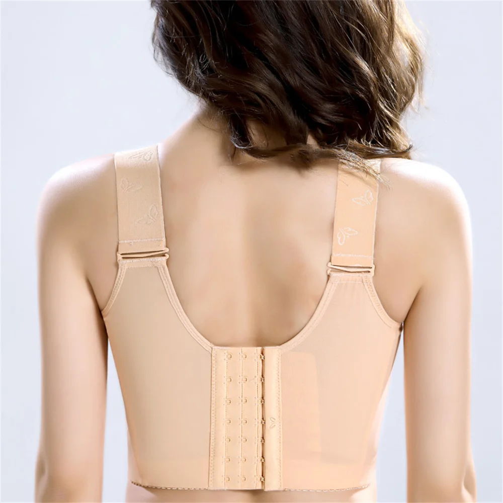 Push Up Bra Wireless Plus Size Women's Breathable and Comfortable Full Coverage Seamless Bra Plus SIZE CDE Cup