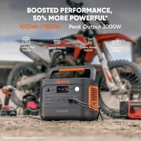Solar Generator 1000 v2 with 200W Solar Panel(2024 New) 1070Wh Portable Power Station LiFePO4 Battery 1500W AC/100W USB-C Output 2