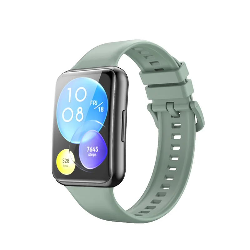 Silikon Band Für Huawei Uhr Fit 2 Strap Smartwatch Zubehör Ersatz Armband Correa Armband Huawei Uhr fit 2 strap – Detail 19