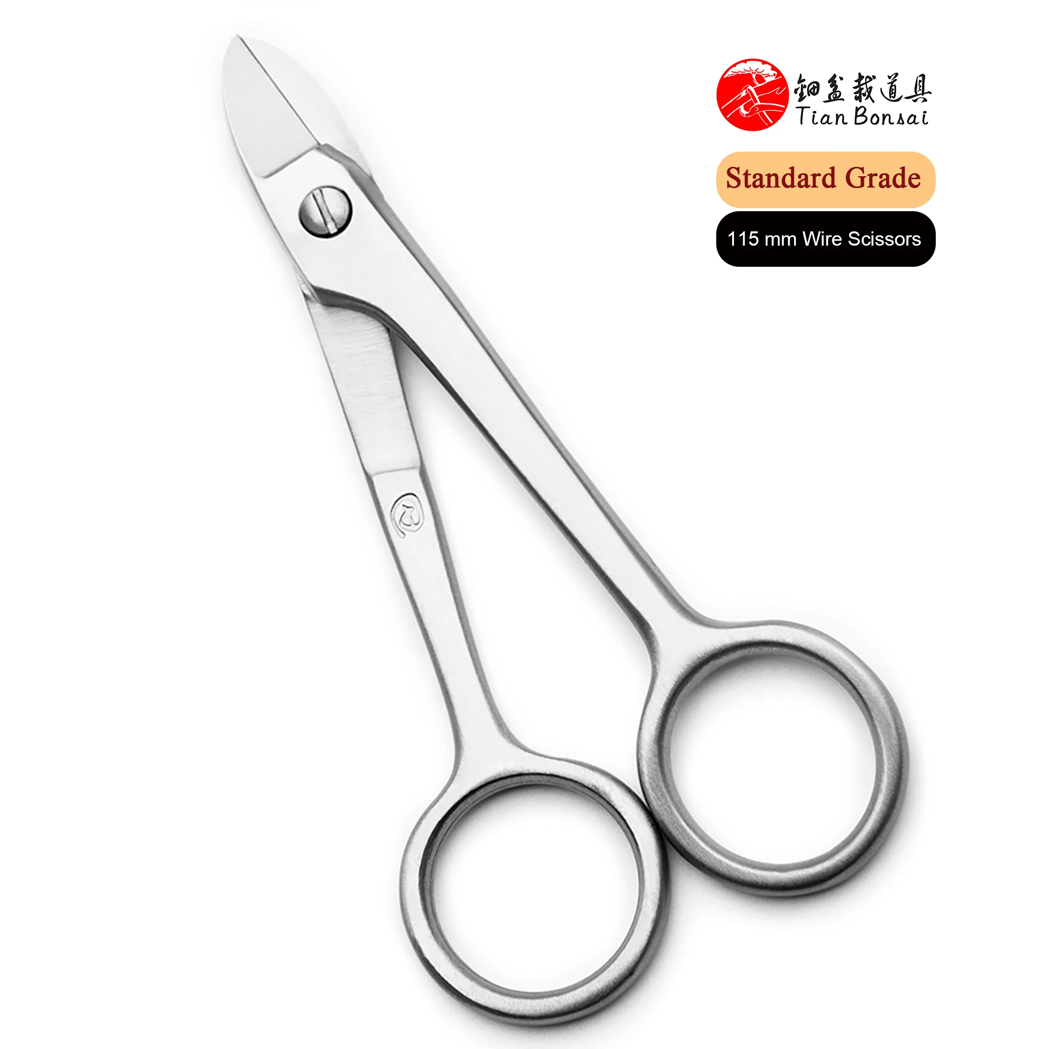 Standard bonsai tools 115 mm wire scissors integrally forged with 3Cr13 alloy steel
