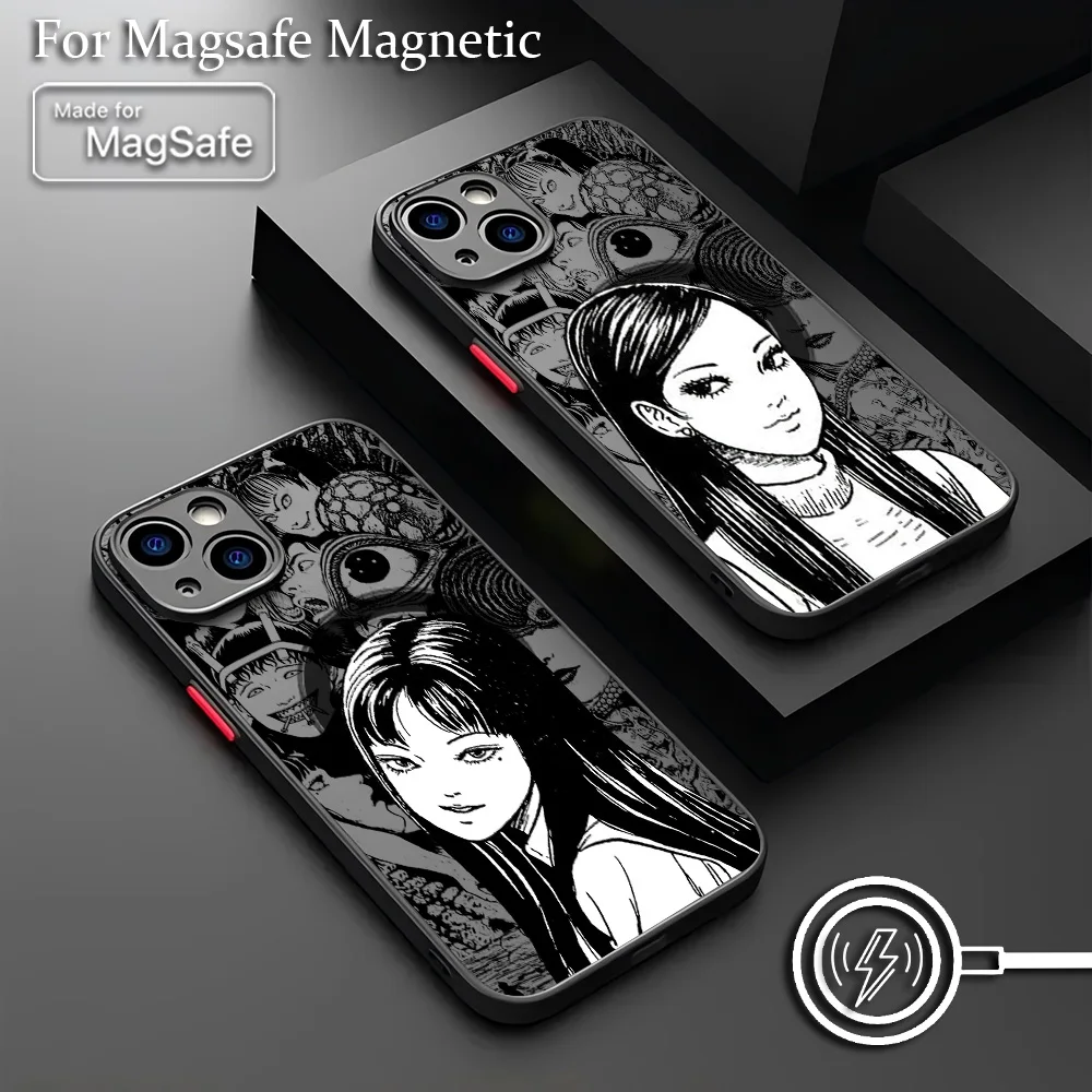 Junji Ito Horror Matte Magnetic Phone Case - Hot Comics Design