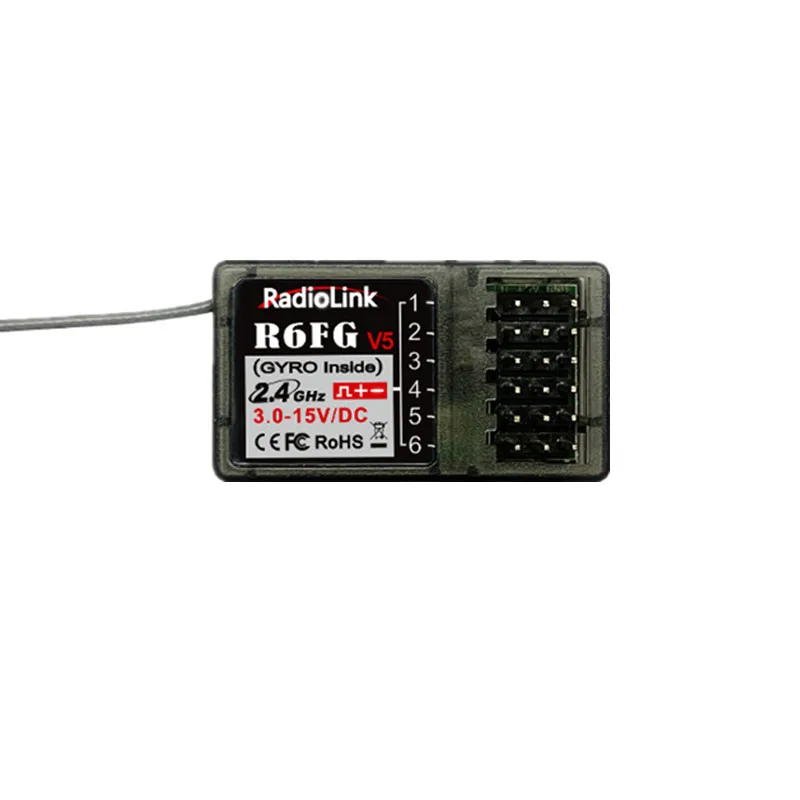 Advanced 2.4G 6-Channel Receiver with Gyro Function
