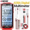 ANENG Digital Multimeter Tester Rechargable High Definition Backlit Large Screen,1000V/10A Bendable Probe Electrician Tools 628A