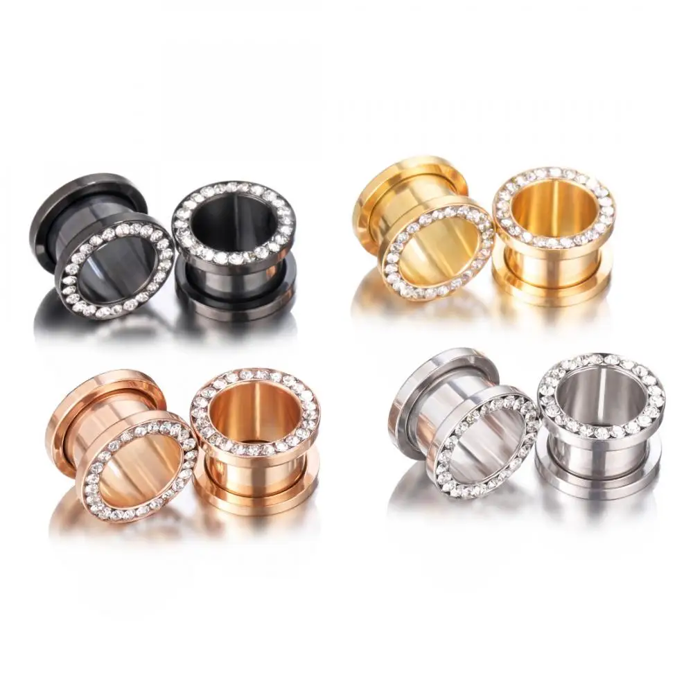 Body Piercing Flesh Tunnel Ear Plugs Set Flesh Plugs Earring Holes