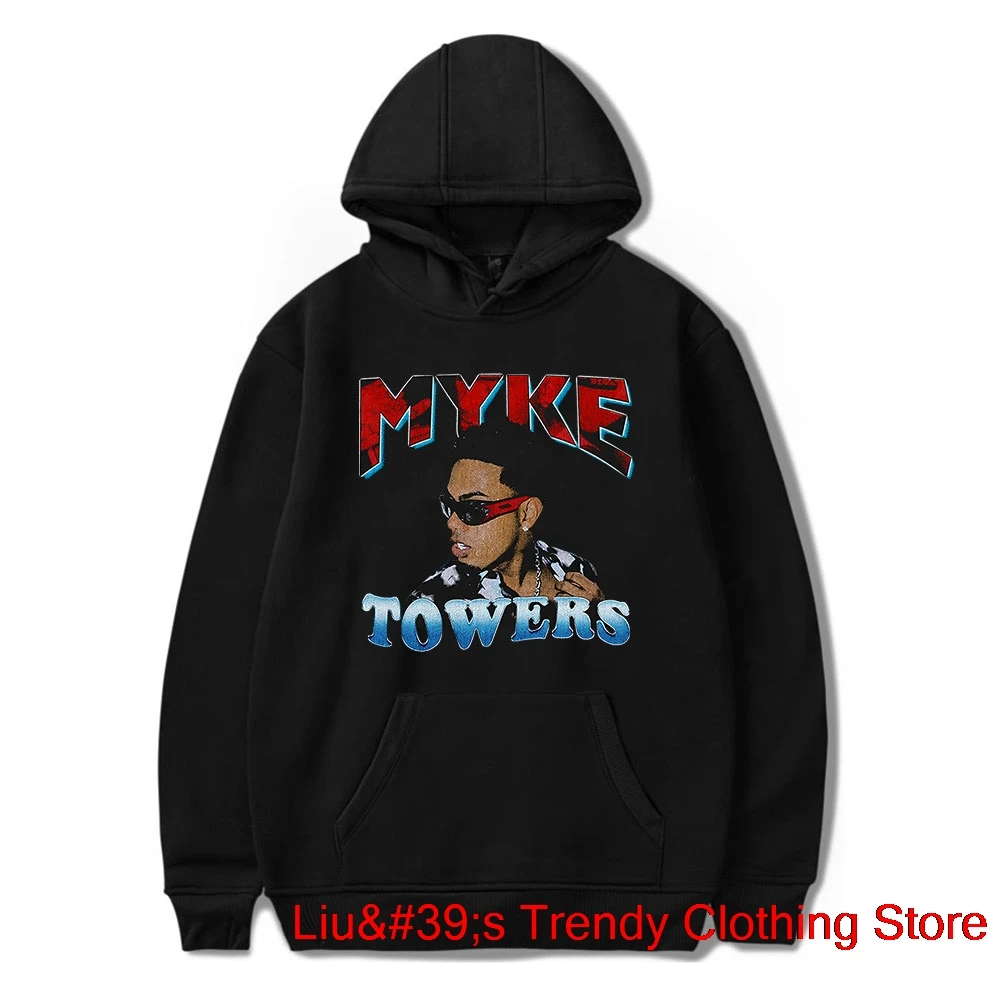 

Myke Towers LALA Hoodies LA VIDA ES UNA Tour Merch Women Man Fashion Casual Long Sleeve Sweatshirts Top