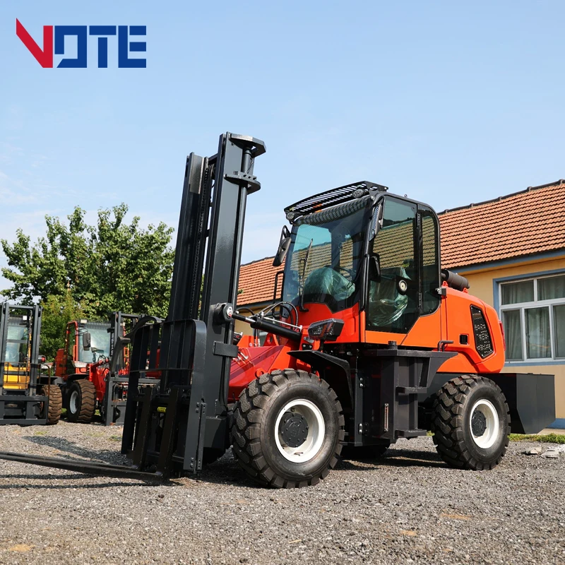 High Quality Rough Terrain Forklift 3.5 Ton Fast Delivery New Diesel Forklifts Factory Directly Sale Off-road Forklifts - Image 2