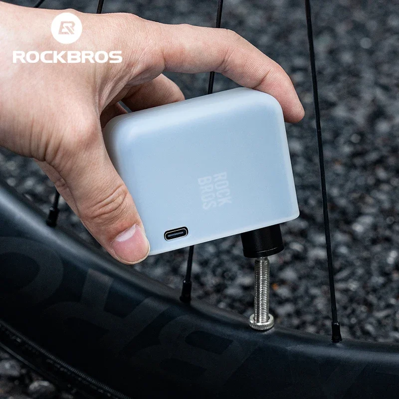 ROCKBROS Electric Air Pump 150PSI Type-C Wireless Portable Motorcycle Pump Aluminum Alloy Car