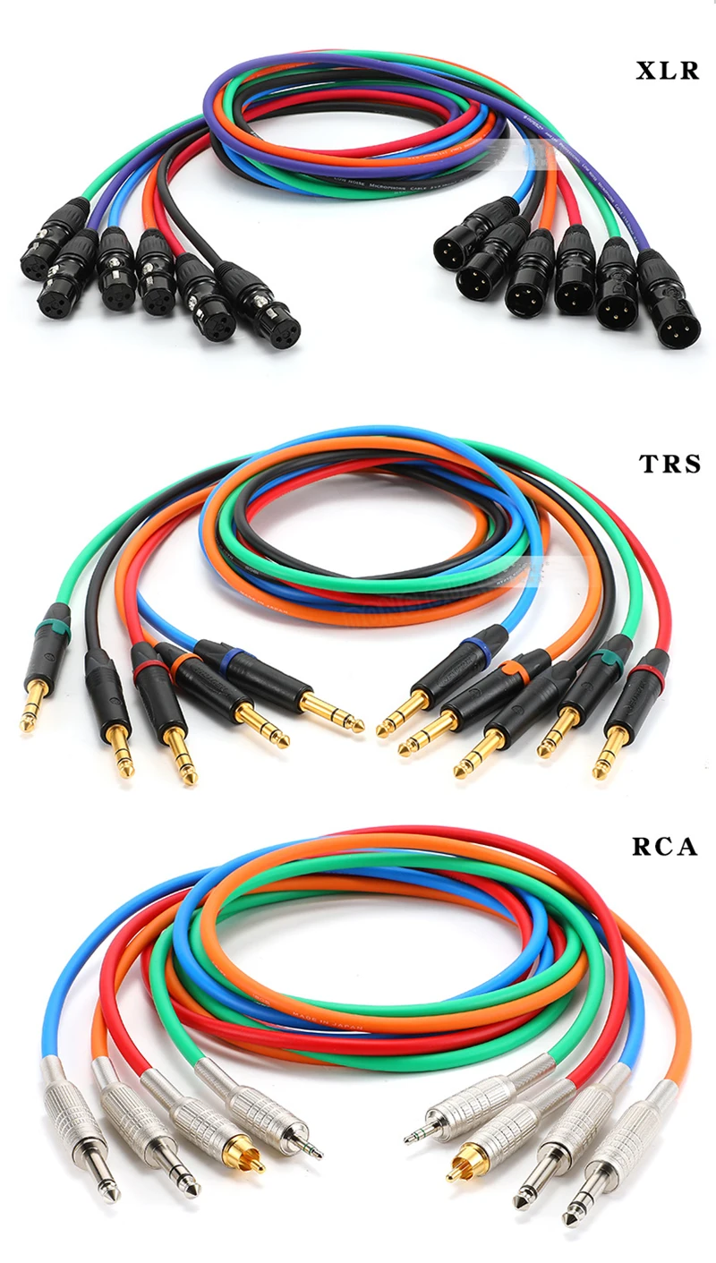 1–30 m langes, symmetrisches, doppelt abgeschirmtes Hi-Fi-XLR-Audiokabel für Mikrofon/Gitarre/Mixer/DIY-Lautsprecher/elektronische Orgel – AME/AMC230-Serie – Detail 14