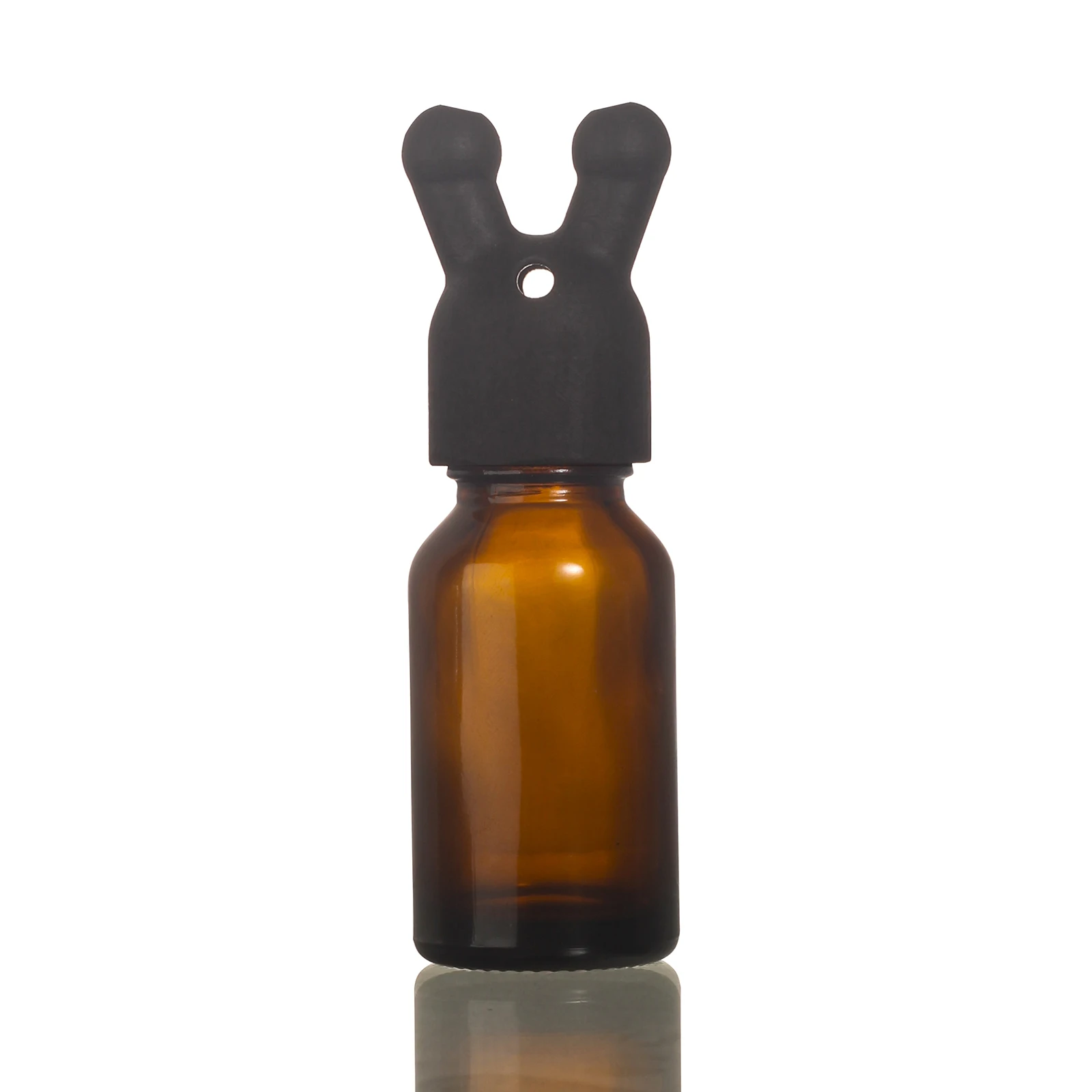 Leakproof Aroma Essential oil Inhaler Cap Black.Double and Sole