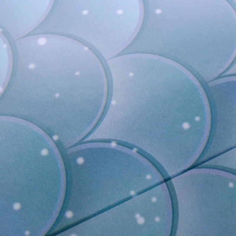 옴브레 가리비 게시판 테두리, 무지개 직선 테두리, 교실 또는 가정 학교 장식, 20m