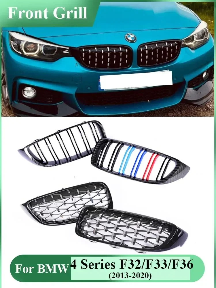 

Carbon Fiber Refiting Grille Parts Shooting Star Front Bumper Kidney Grill for BMW 4 Series F32 F33 F36 F80 F82 F83 M4 2013-2020