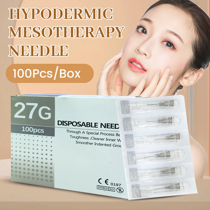 

Stainless steel MESO sleeve individually packaged 18G,25G,27G,31G,32G,34G Painless Small douches Eyelid tools 10pcs