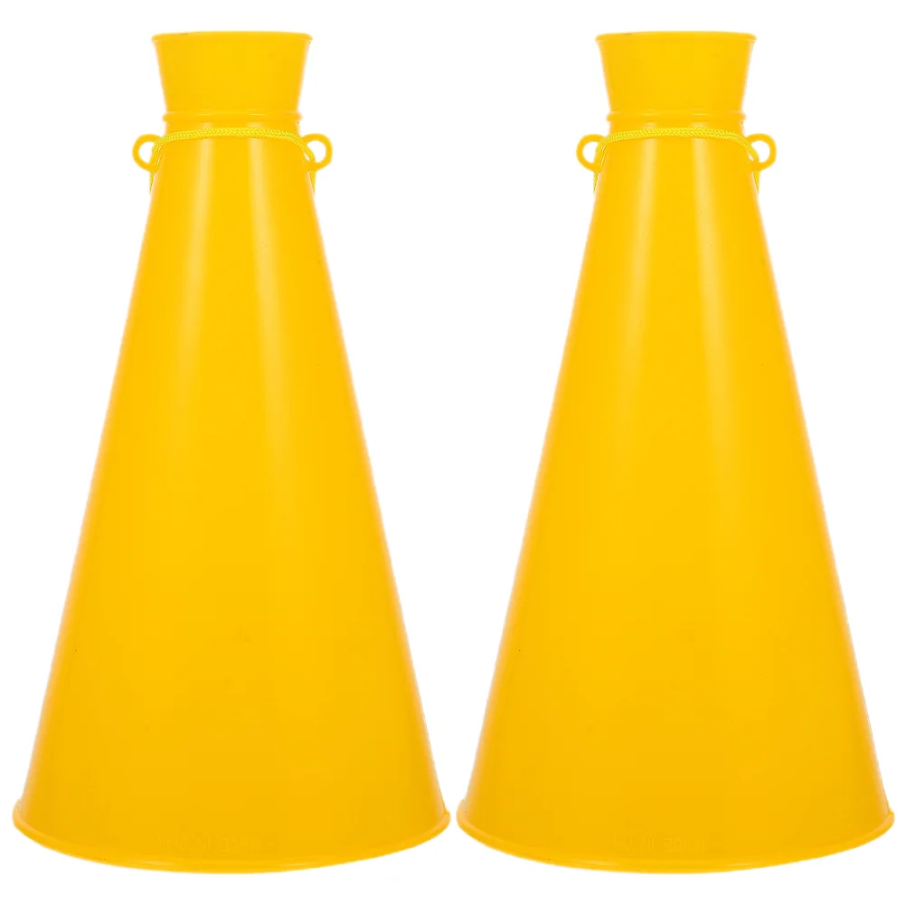 2 Pcs Speakers Cheering Microphone Horn Toy Football Megaphones for Party Game Noise Makers Prop Sporting Events Toddler