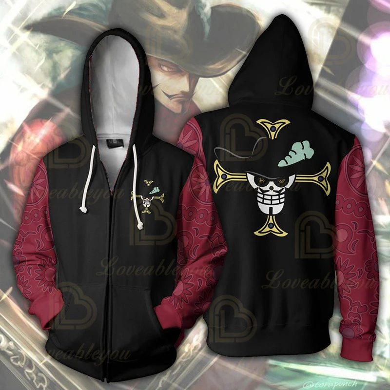 Anime One P Hoodies 3D Print Pullover Sweatshirt Monkey D Luffy Ace Sabo Shanks Law Battle Tracksuit Outfit Casual Outerwear