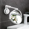 Wall Mounted Foldable Extending Arm Bathroom Mirror with Swivel Suction Double Sided for Cosmetic Makeup No Drill Required 3