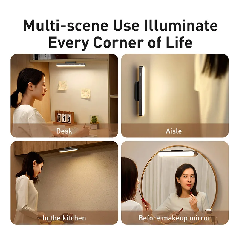 Baseus Desk Light Magnetic Hanging Table Lamp Rechargeable LED Stepless thumbnail 8