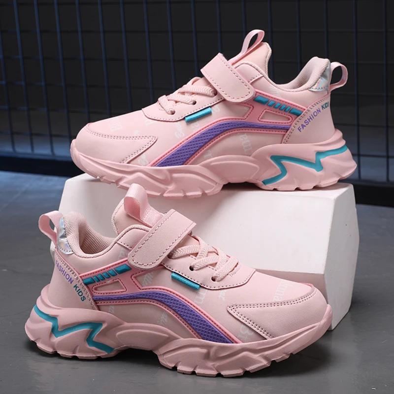 Boy Kids Fashion Sneakers Girls School Casual Shoes Outdoor Breathable Running Shoes Light Soft Sole Non-slip Children Shoes Best Sellers In Shoes